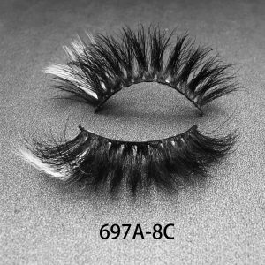 Wholesale 25mm Color Lashes 697A-8C