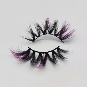 Wholesale 25mm Color Lashes 8A-62C