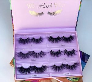 25mm mink strip lashes