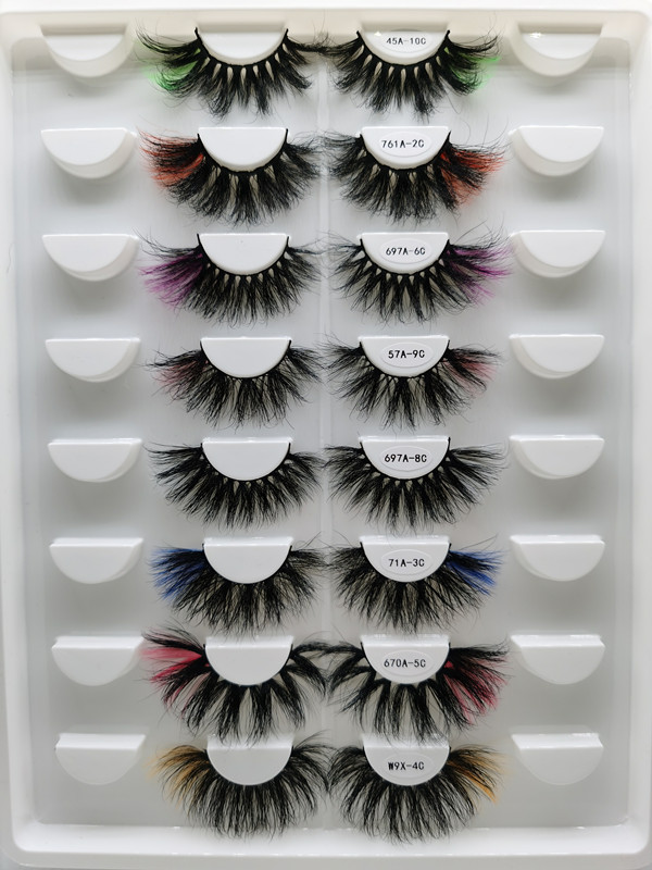 Wholesale 25mm Color Lashes 