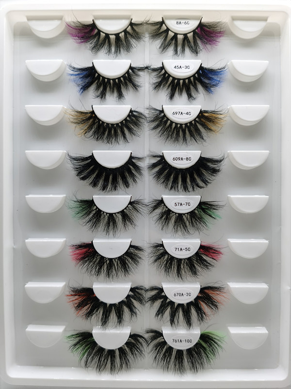 Wholesale 25mm Color Lashes